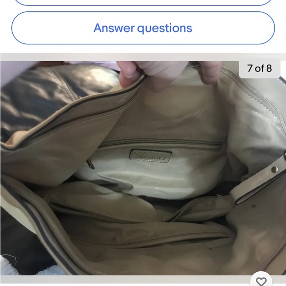 Gussacci Leather Handbag - Picture 5 of 8